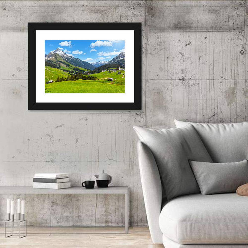 Biberkopf Meadow View Wall Art