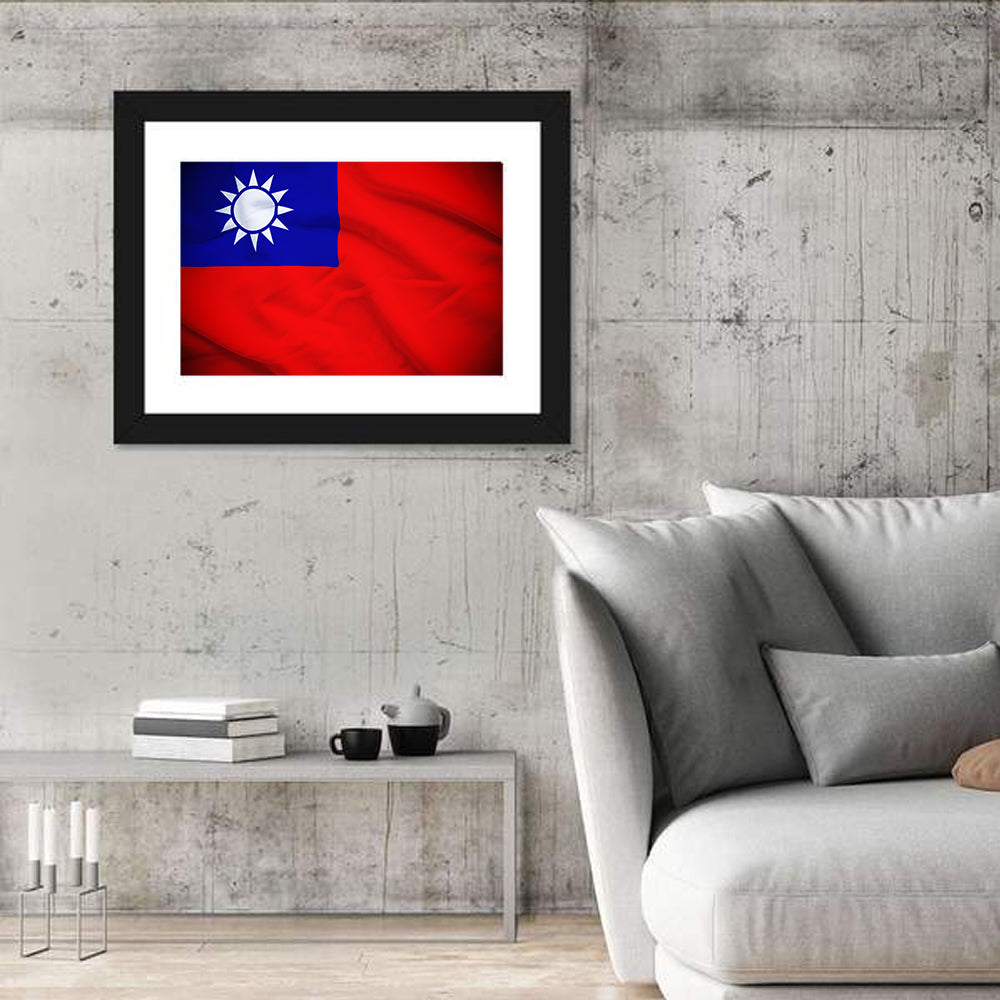 Taiwan National Flag Wall Art