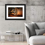 Enduro Dirt Bike Action Close-up Wall Art