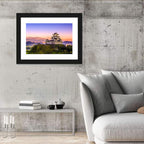 Himeji Castle at Dusk Wall Art