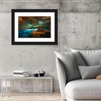 Dragon Caves Blue Lake, Majorca Wall Art