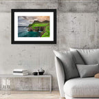Gásadalur Múlafossur Waterfall Wall Art
