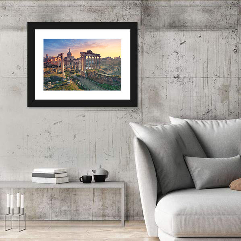 Roman Ruins In Rome Italy Wall Art