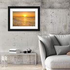Thailand Golden Beach Sunset Wall Art