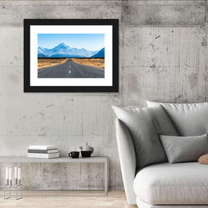 Road To Mount Cook Wall Art