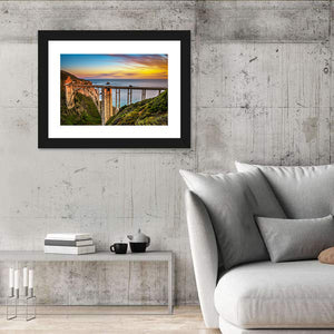 Bixby Bridge In California Wall Art