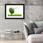 Memory Loss Tree Profile Wall Art