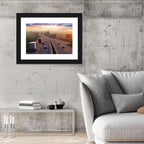 Chinese Highway at Sunset Wall Art