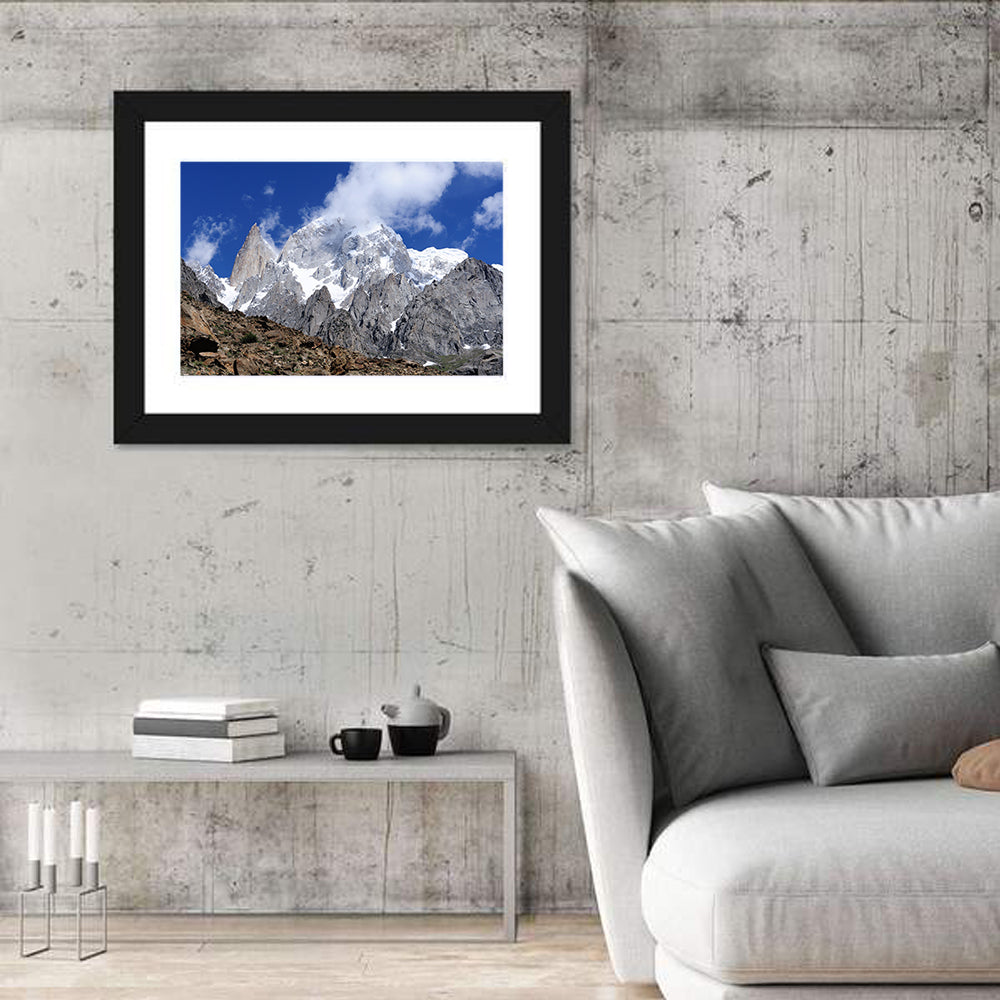 Snow-capped Hunza Peak Wall Art