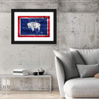 Wyoming State Flag Wall Art