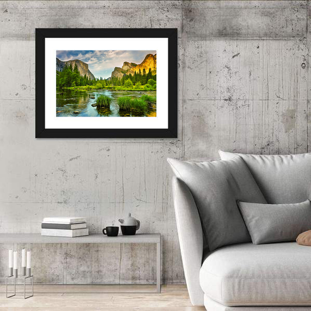 Yosemite Valley River Wall Art