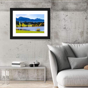 Lake Alps In Bavaria Wall Art