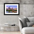 Austin Skyline Over Lady Bird Lake Wall Art