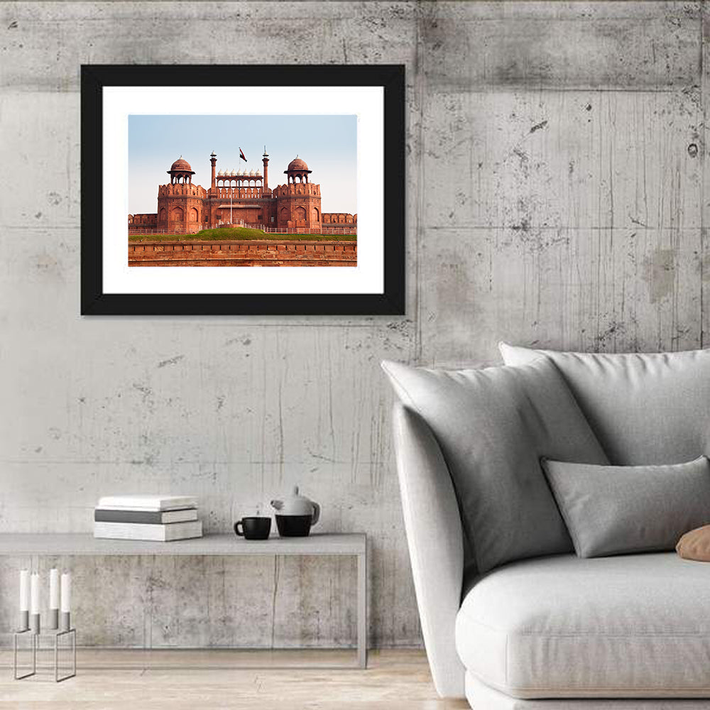 Red Fort Facade in Old Delhi Wall Art