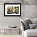 Urban Corridor Abstract Wall Art
