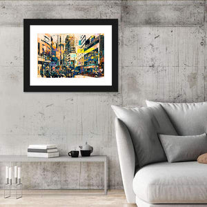 Abstract Of Cityscape Wall Art