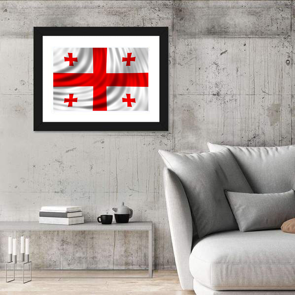 Flag of Georgia Wall Art