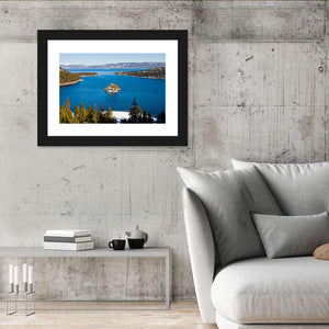 Emerald Bay In Winter Wall Art