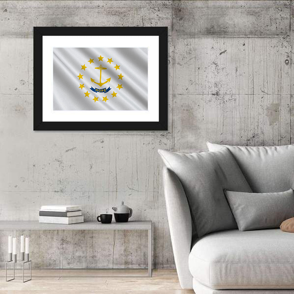 Rhode Island State Flag Wall Art