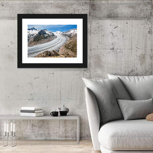 Part Of The Aletsch Glacier Wall Art