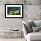 Mansion on Lake Brienz Wall Art