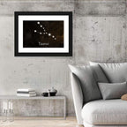 Taurus Constellation Chart Wall Art