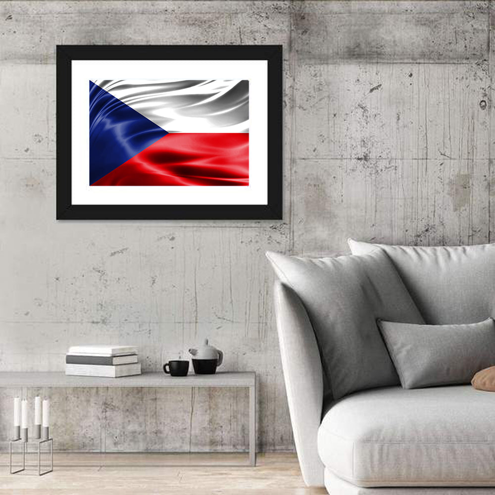 Czech Republic Flag Wall Art