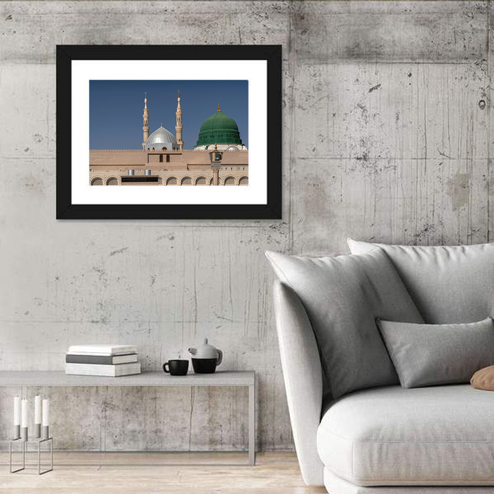Green Dome of Al-masjid An-nabawi Wall Art