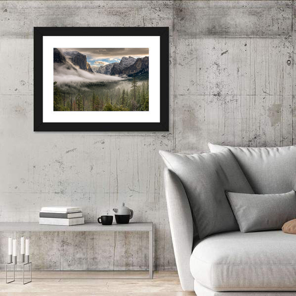 Misty Yosemite Valley Wall Art
