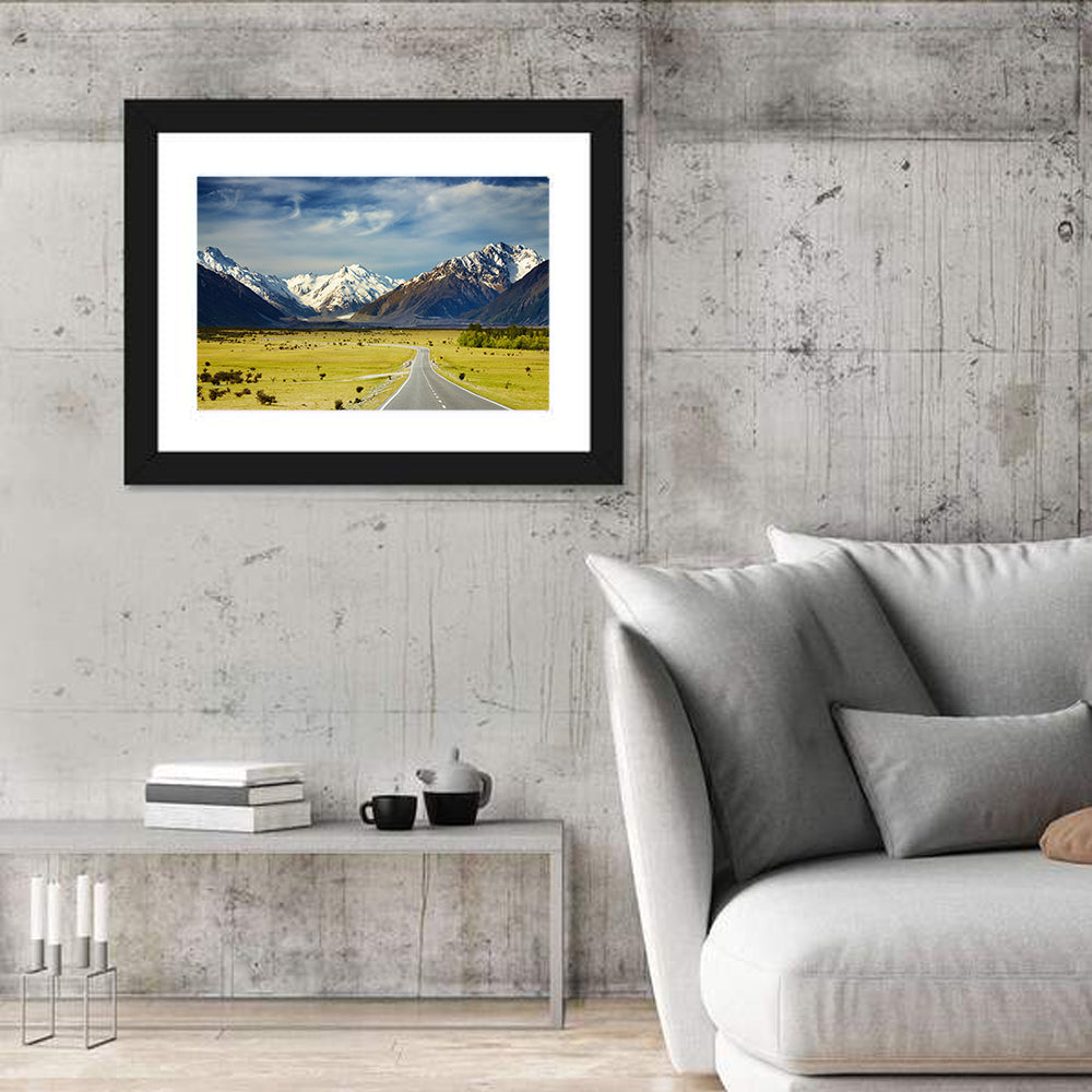 Road to Aoraki Mount Cook Wall Art
