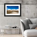 Karakoram Snow Peaks with Road Wall Art