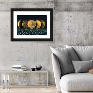 Virtual Bitcoins Wall Art