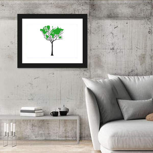 World Map Tree Wall Art