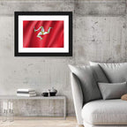 Isle of Man Flag Emblem Wall Art