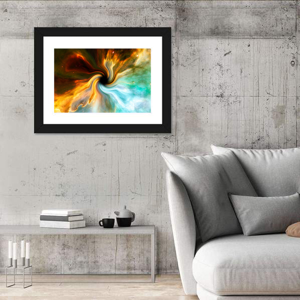 Black Hole Vortex Wall Art