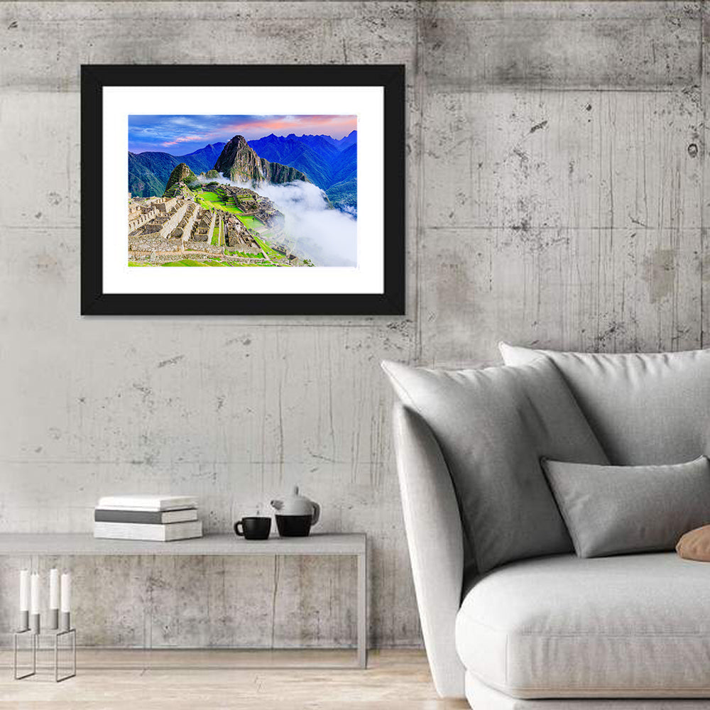 Machu Picchu, Peru Wall Art in a room, landscape