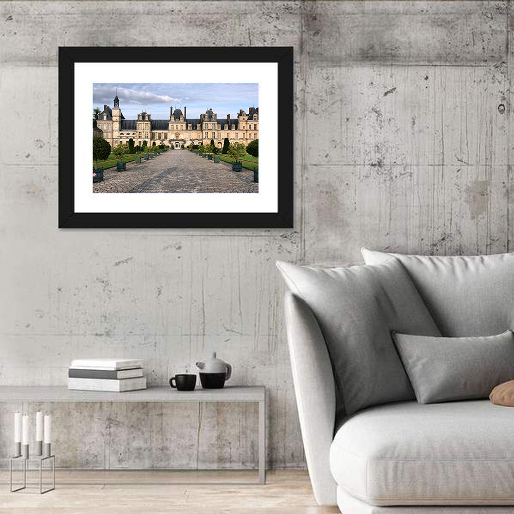 Palace of Fontainebleau, France Wall Art in a room, landscape