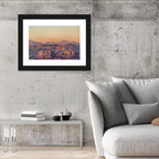Valparaiso Hills at Golden Hour Wall Art