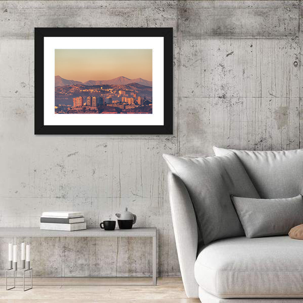 Valparaiso Hills at Golden Hour Wall Art