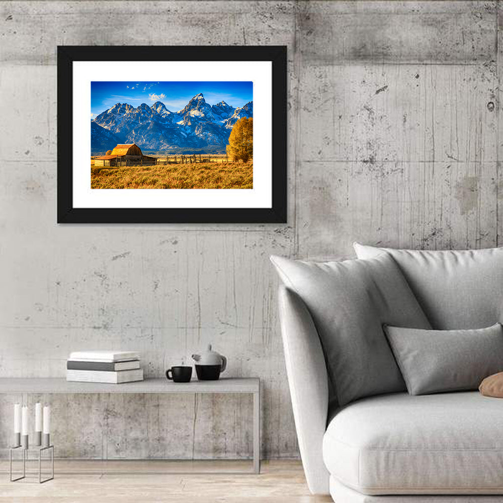 Moulton Barn Sunrise, Grand Tetons Wall Art