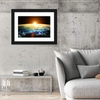 Earth at Sunrise from Orbit Wall Art
