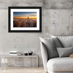 Manhattan Sunset with Empire State Wall Art