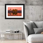 Golden Temple at Sunset, Amritsar Wall Art