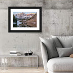 Maroon Bells Reflected on Maroon Lake Wall Art