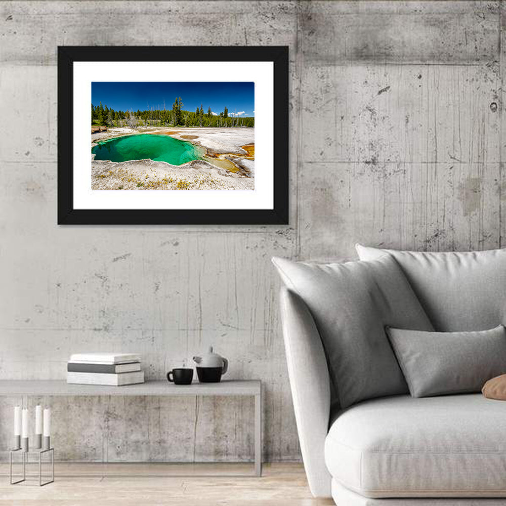 Abyss Pool in Yellowstone Wall Art