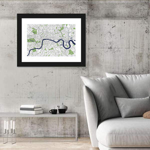 London City Map Wall Art