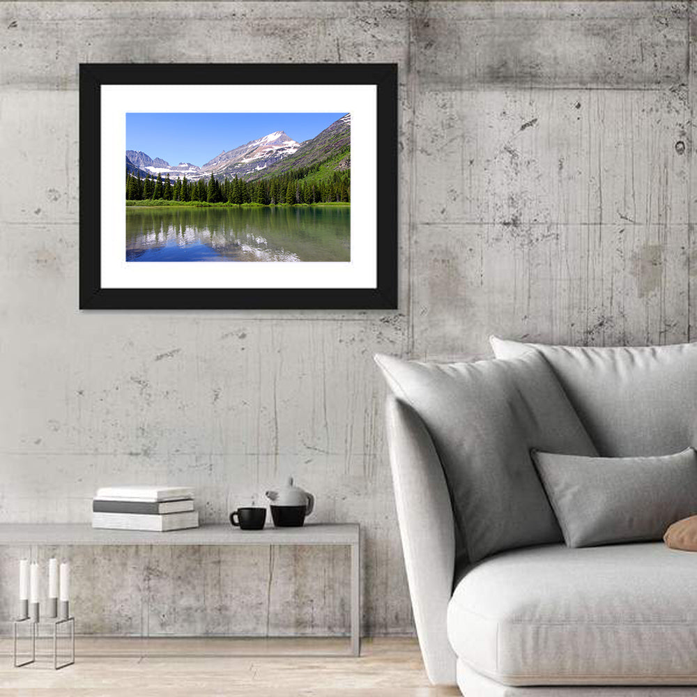 Swift Current Lake Reflection Wall Art