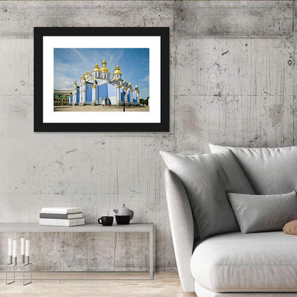 St Michaels Golden Domed Monastery In Kiev Wall Art