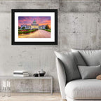 Arkansas State Capitol at Sunset Wall Art