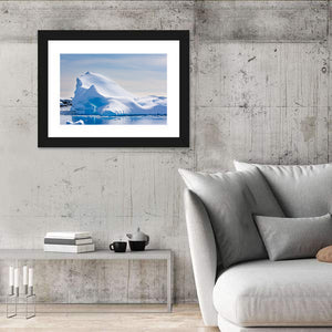 Antarctic Iceberg In Snow Wall Art